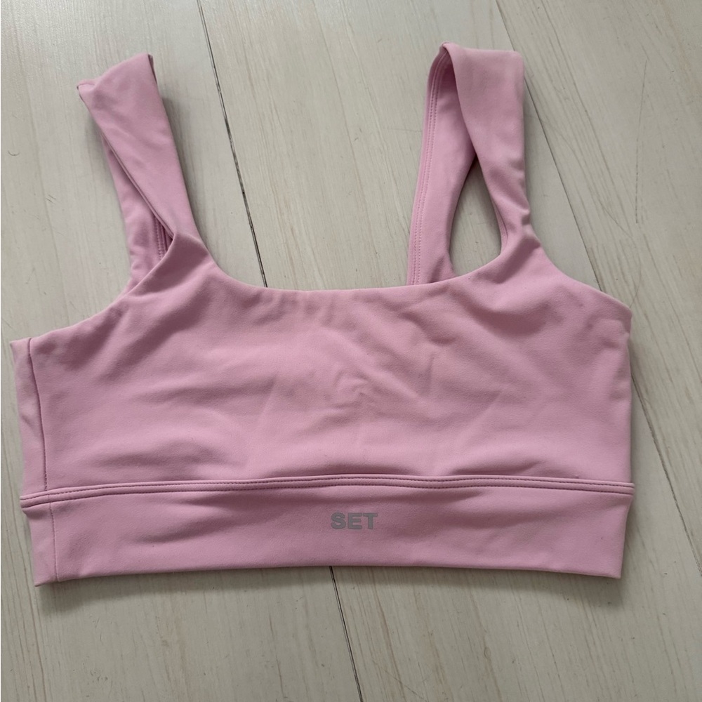 SET Active Pink Sports Bra for Light Support